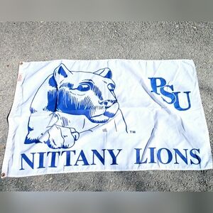 Vintage Penn State Nittany Lions PSU Flag